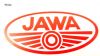 Jawa Sticker oval logo red large