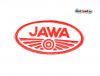 Aufn�her Jawa Logo oval klein wei�/rot