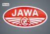 Enamel sign Jawa and CZ