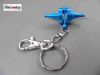 Keychains crankshaft blue