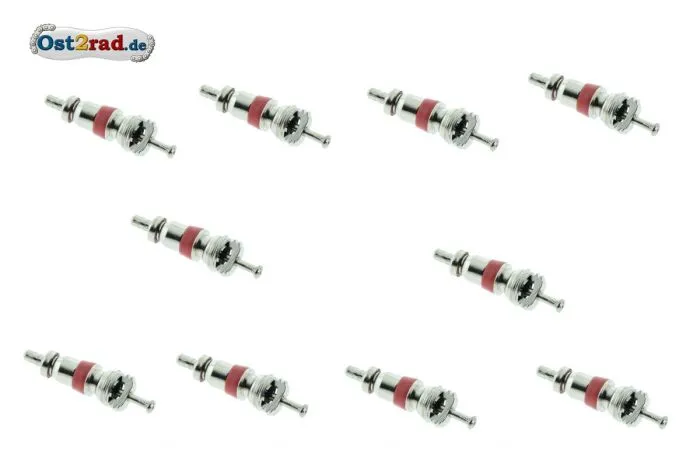 10 STÜCK Ventileinsatz kurz für Schlauch für MZ SIMSON Jawa universal