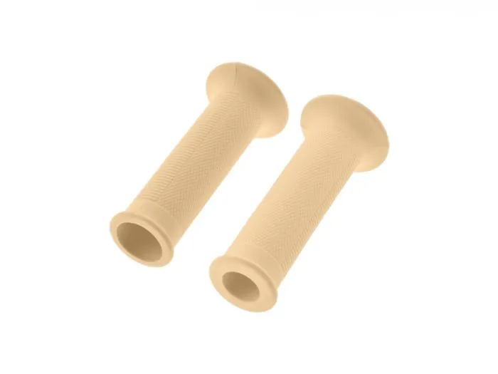 Lenkergriffe beige - creme passend für MZ SIMSON IWL mit Bund
