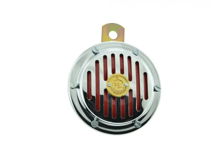 Hupe Jawa 6V goldene Pal-Plakette innen rot