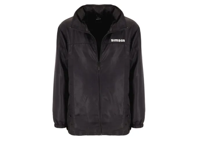 Regenjacke, schwarz Motiv: SIMSON verschiede Größen