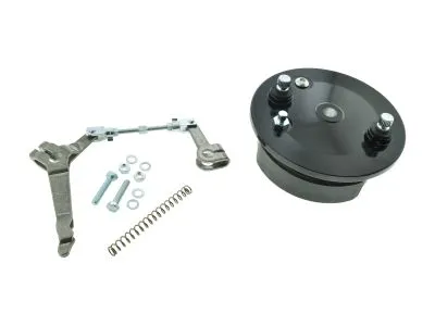 Duplex Bremsschild, Bremsankerplatte HINTEN SCHWARZ S51 S50 KR51/2