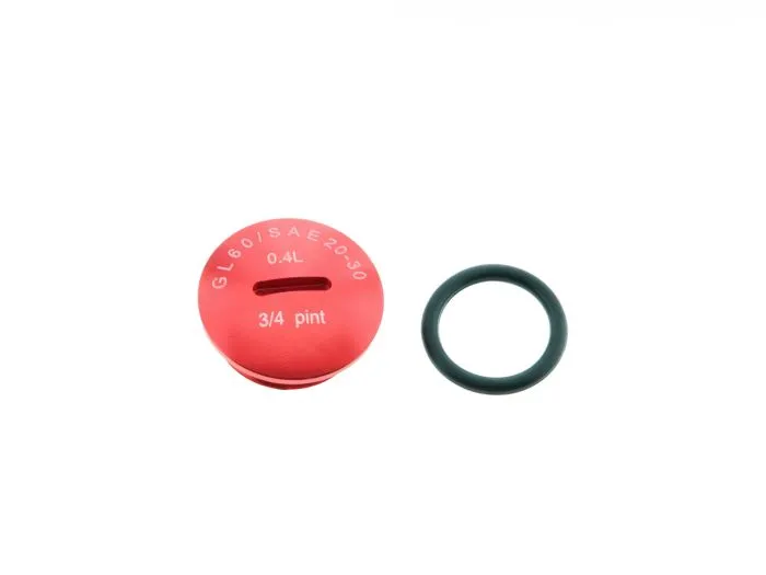 Cap for Oil fill SIMSON Alu red