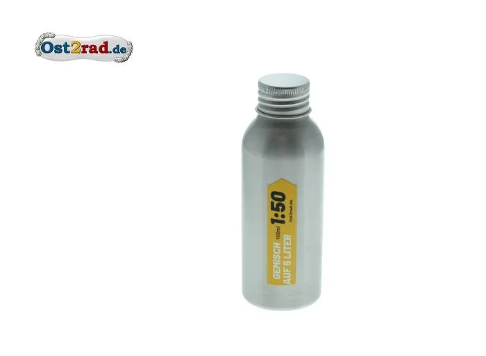 Ölflasche Aluminium 100ml Mischöl Gemisch 1:50