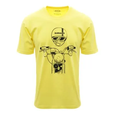 T-Shirt SIMSON S51 Kumpel hellgelb