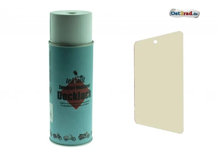Spray, top coat + MZ SIMSON Leifalit 400ml, Alabaster White