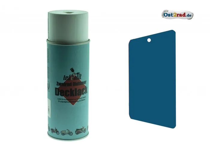 Spray, top coat + MZ SIMSON Leifalit 400ml, Olympic Blue