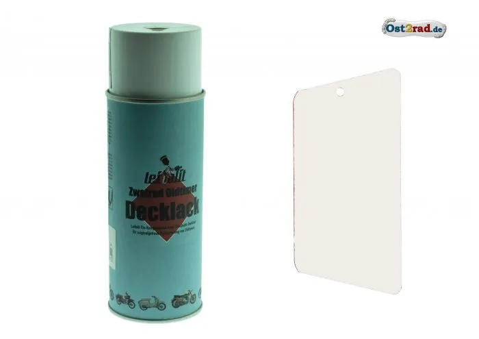Spray, top coat + MZ SIMSON Leifalit 400ml, pastel white
