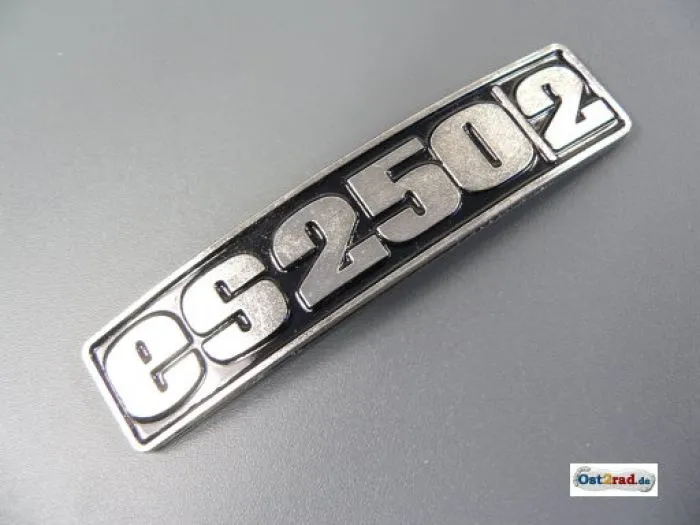 Badge, plaque for fender MZ ES250 / 2 bent