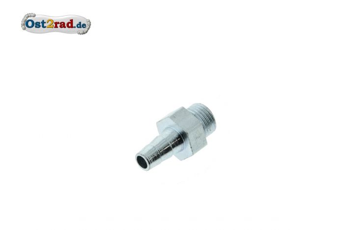 Socket for petrol pipe, tube connection
