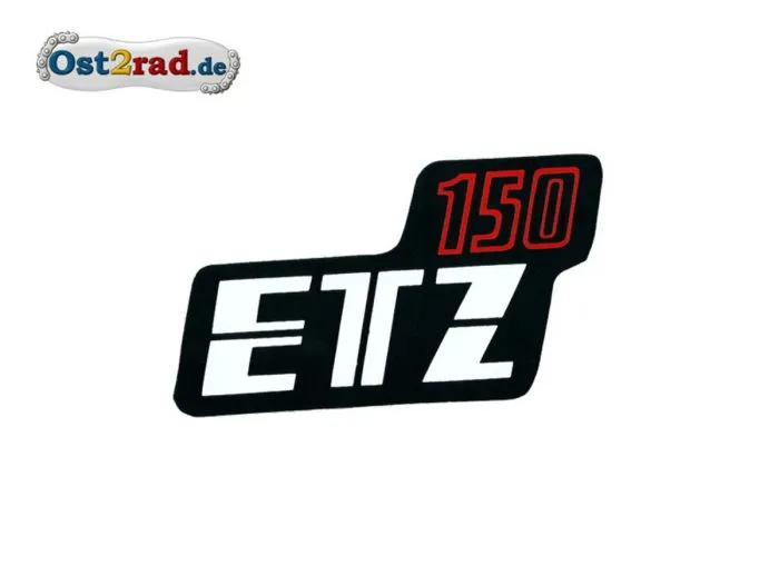 Sticker for page lid black/red ETZ 150