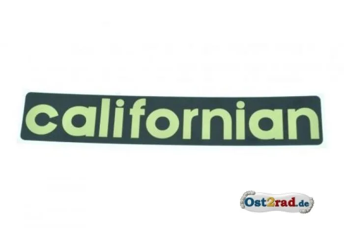 Aufkleber californian Seitendeckel Jawa California
