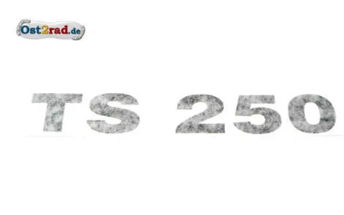 Sticker MZ TS250 black