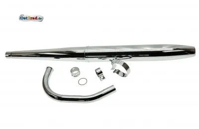 Auspuffsatz passend für MZ ES 125, 150 96cm Zigarre