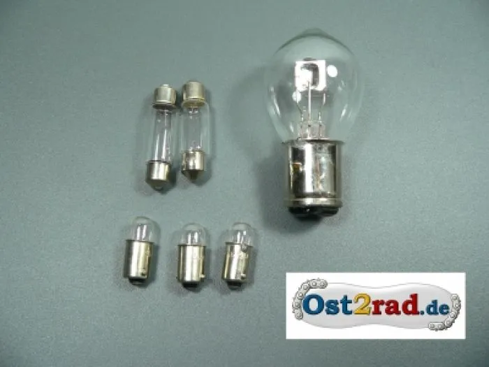 Bulb set, bulbs JAWA 12V