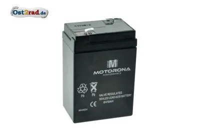 Blei-Gel-Batterie 6V 5Ah passend für Simson und MZ