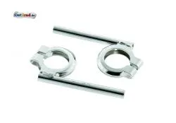 Blinkleuchtenträger, Blinkerhalter S50 , S51 vorn verchromt