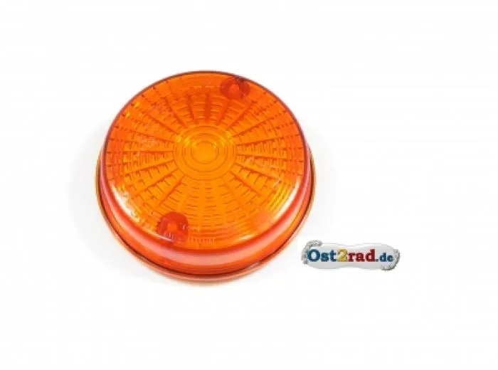 Indicator glass orange behind MZ and SIMSON