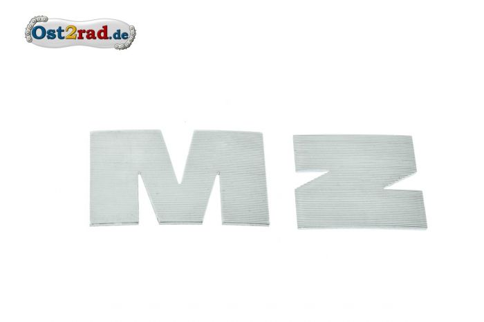 Letter M and Z, Alu silver