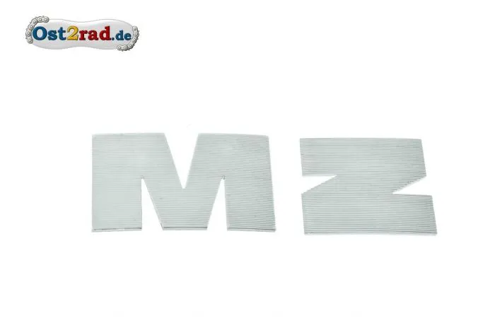 Letter M and Z, Alu silver