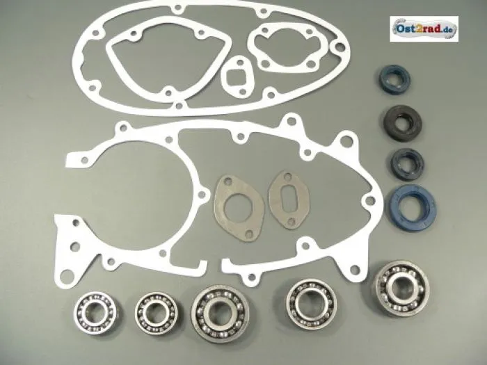 Sealing and bearing set complete Jawa Mustang