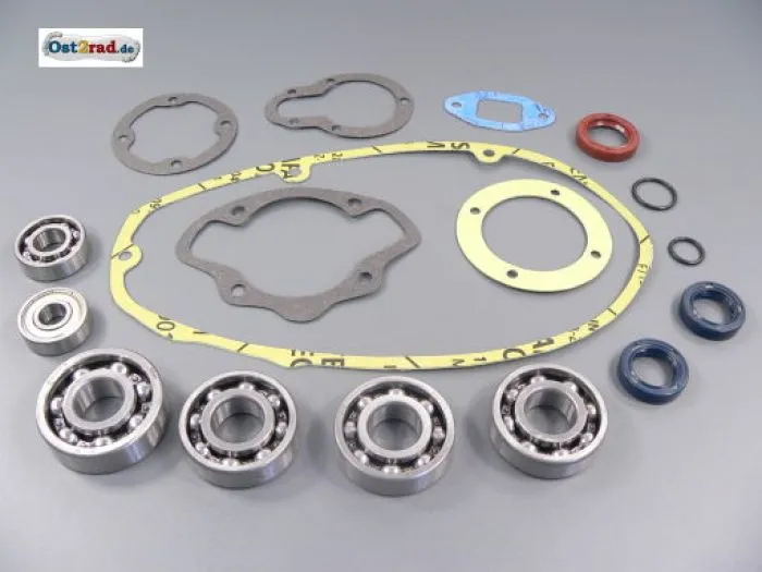 Thick set and bearing set MZ TS 125, 150 outside wave sealing rings