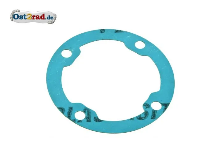 Dichtung für Dichtkappe unter der Lichtmaschine , Kurbelgehäuse für MZ 125 / 150 ccm 4. Gang Motoren ES , ETS , TS , IWL Troll Plastasit blau