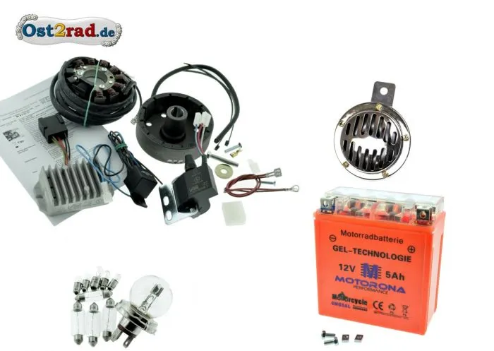 Elektronische Zündung Umrüstsatz komplett Powerdynamo/Vape 12V ES 125 150