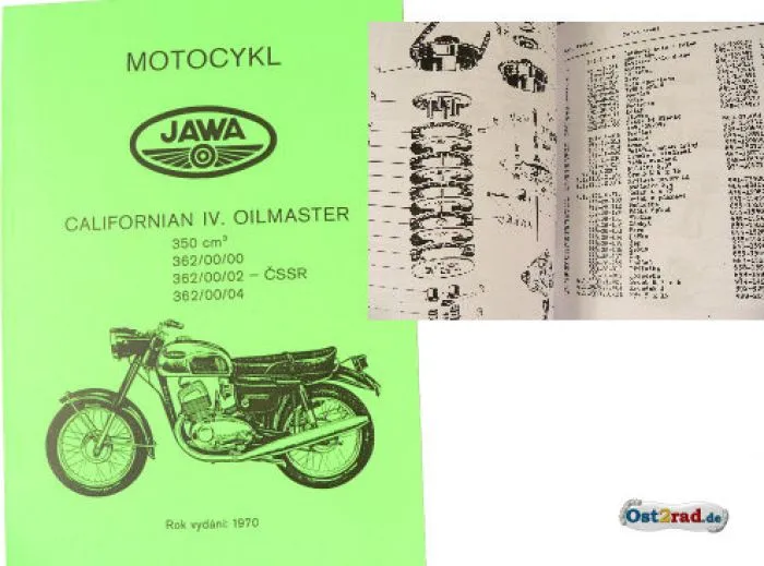 Parts Catalog JAWA Californian