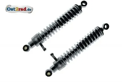 Suspension units pair, MZ, ETZ250, behind with adjusting sleeve