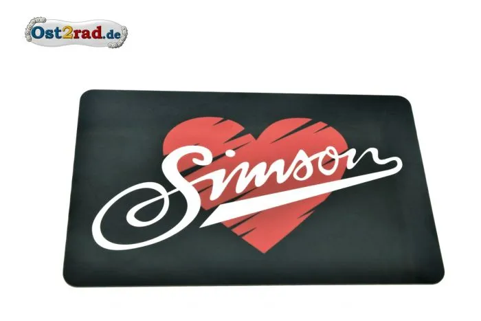 Frühstücksbrettchen I love SIMSON 23,3x14,3cm
