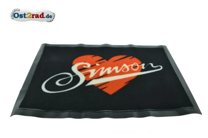 Fußmatte I Love Simson 36x56cm schwarz