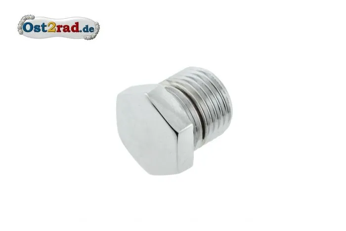 Thread stopper for the suspension unit attachment MZ ES250 / 1/2 hexagonals chromium-plates