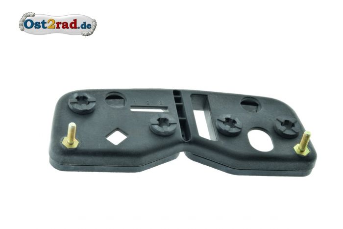 Grundplatte Tacho + Drehzahlmesser eckig passend für MZ ETZ 125 251 Saxon Rotax