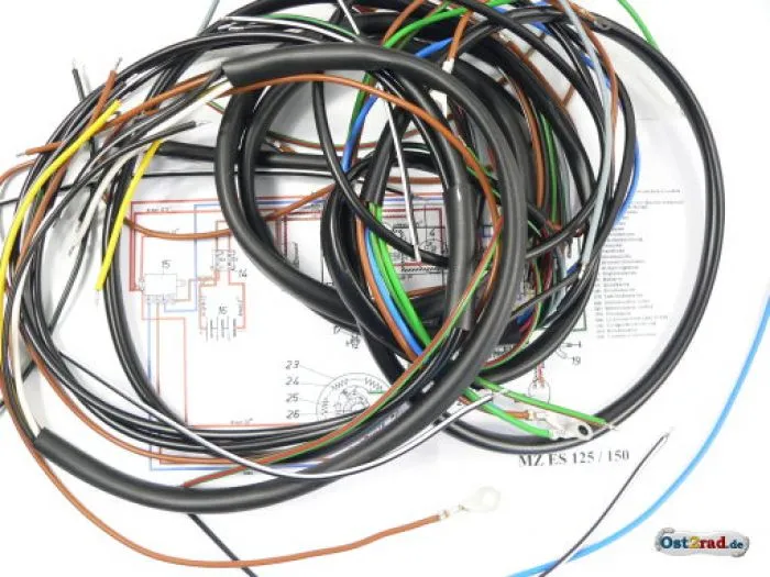 Cable set MZ ES 125, 150 contact for screwing in
