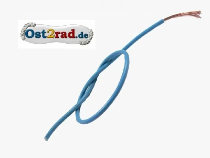 Cars copper cable 2.5 mm Â², blue