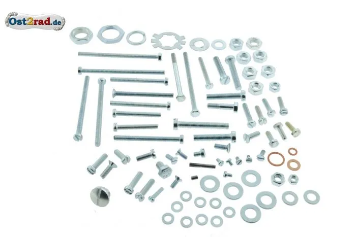 Kompletter Schraubensatz Motor 84-teilig JAWA 350 354