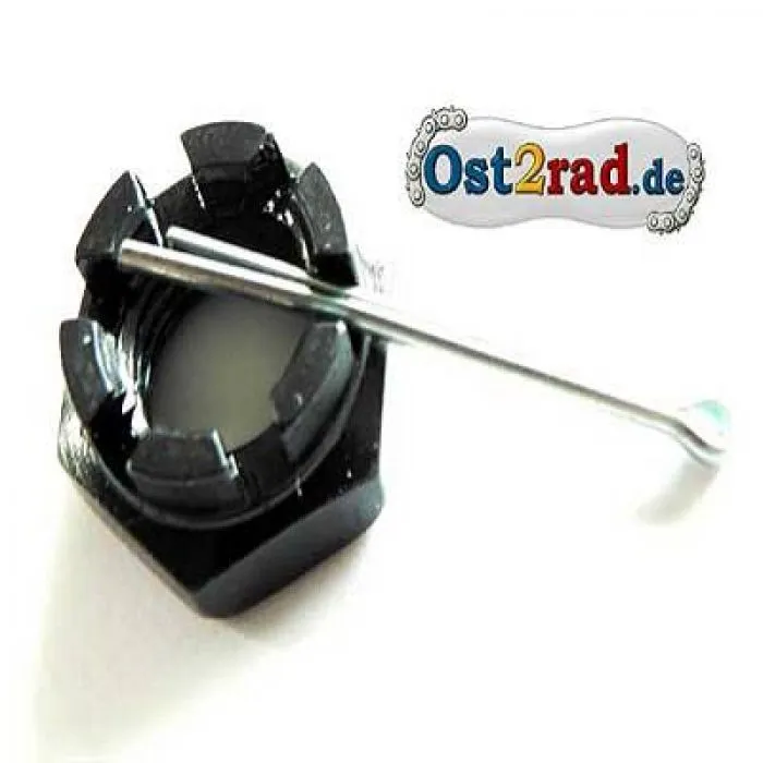 Castle nut MZ250 4-gear