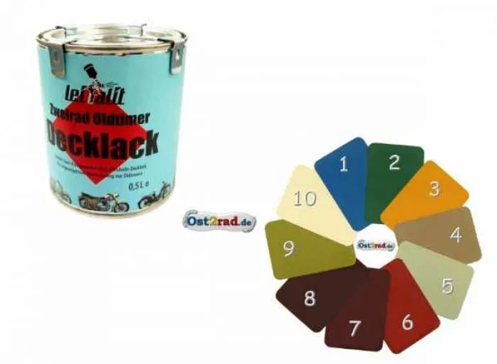 Paint, top coat SIMSON Leifalit 0.5L, Olympic Blue