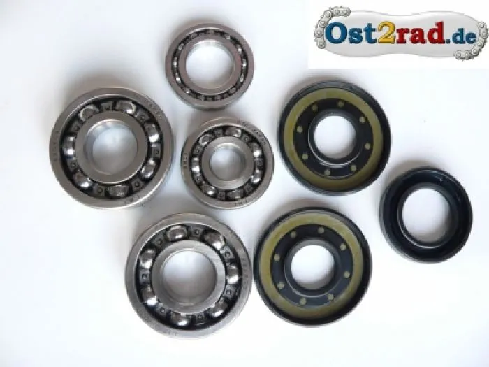 Bearing set with sealing rings JAWA 354/360