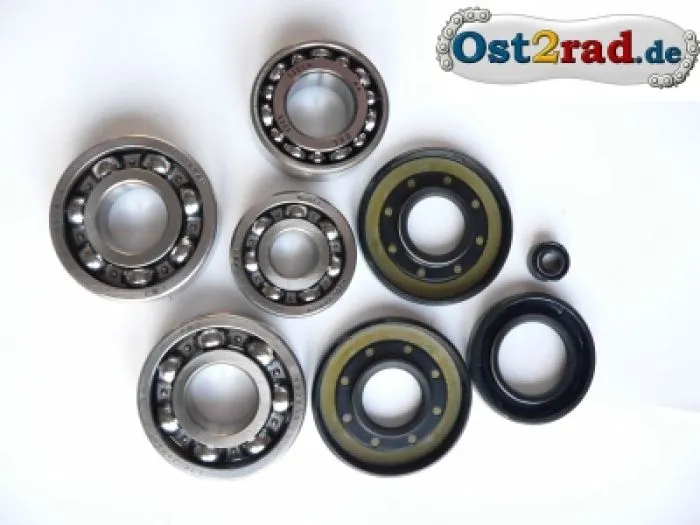 Bearing set with sealing rings JAWA 634
