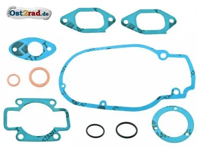 Motor Dicht Satz MZ ETZ 250 Plastasit blau