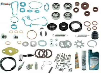 Motor Regeneration komplett SET für Simson SR1, SR2, KR50, Spatz SR4-1