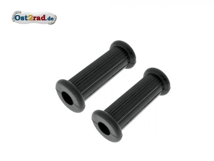 PAAR 18-20mm Fußrastengummi längsgerippt für MZ, Simson SR4- alte Form