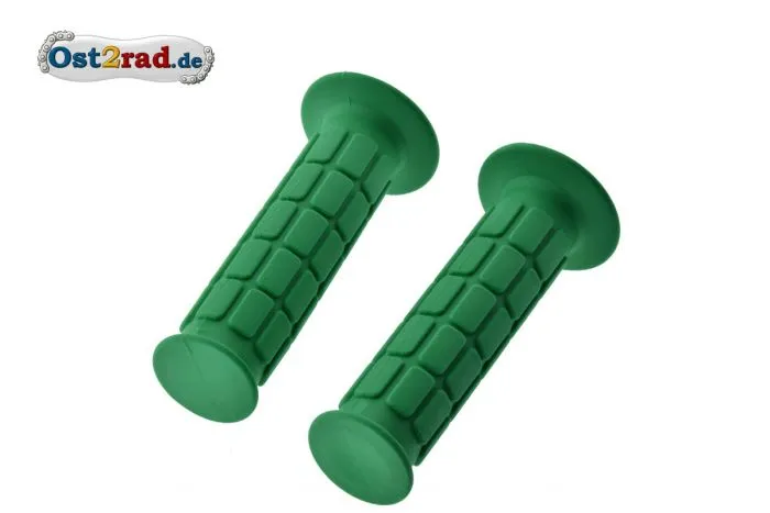 Paar Lenkergriffgummi S50 S51 SR50 Dunkelgrün, 1. Qualität