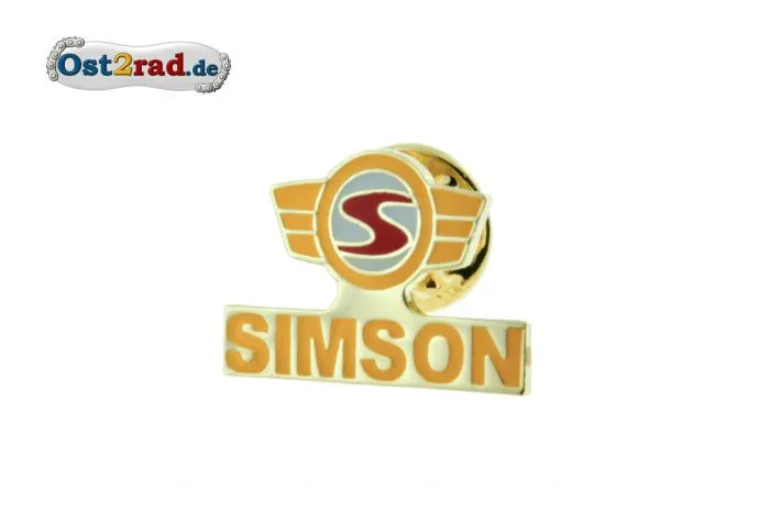 Pin SIMSON Logo Yellow Red