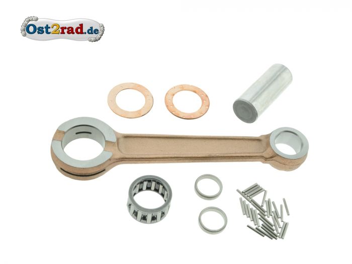 Pleuelsatz Kurbelwelle Kolbenbolzen 16mm mit Lagernadel JAWA CZ 125 - 350